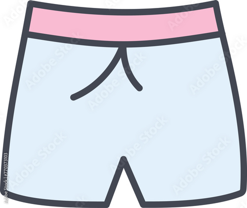 Swim Suit Vector Icon