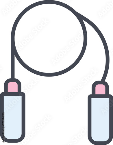 Jumping Rope Vector Icon