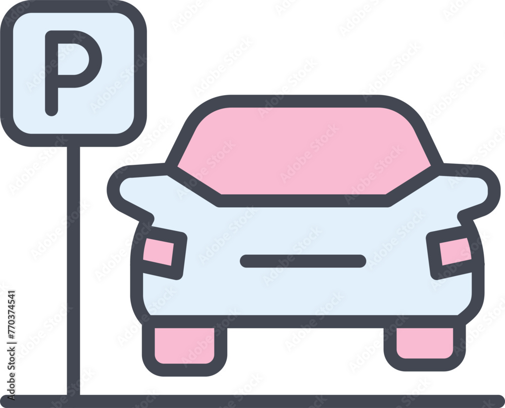 Parking Vector Icon Parking Vector Icon