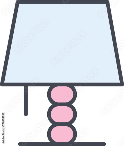 Lamp Vector Icon photo