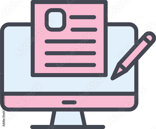 Blog Vector Icon