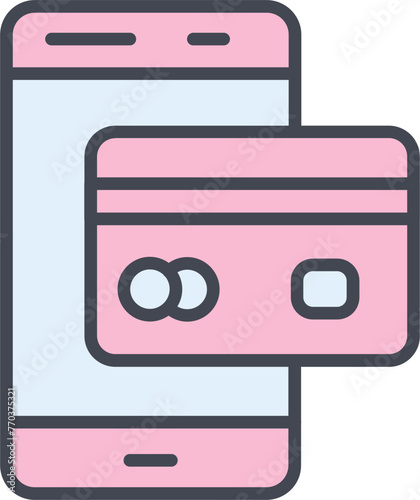 Cashless Payment Vector Icon