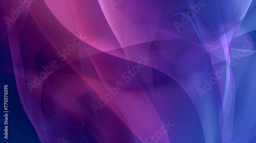 A purple and blue background with a wave pattern
