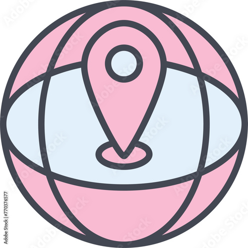 Vacation Spots Vector Icon