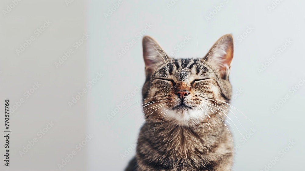 Obraz premium close cat your eyes cutely