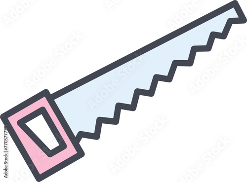 Handsaw Vector Icon