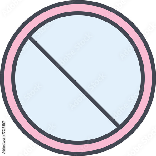 Prohibited Vector Icon