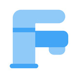 faucet flat icon