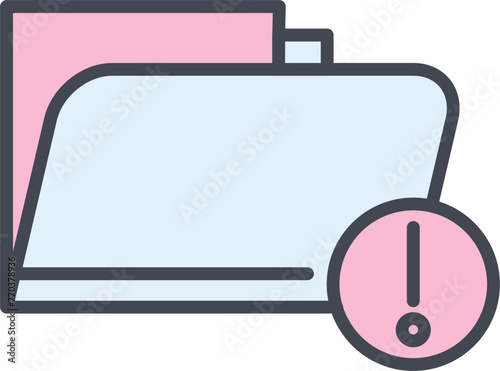 Vulnerable Folder Vector Icon