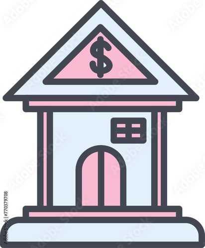 Bank Vector Icon