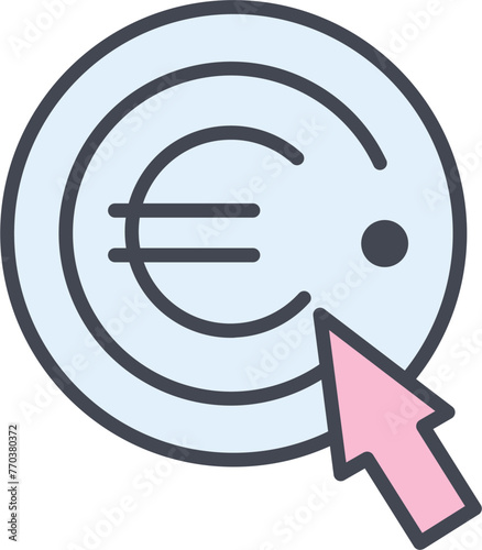 Pay Per Click Vector Icon