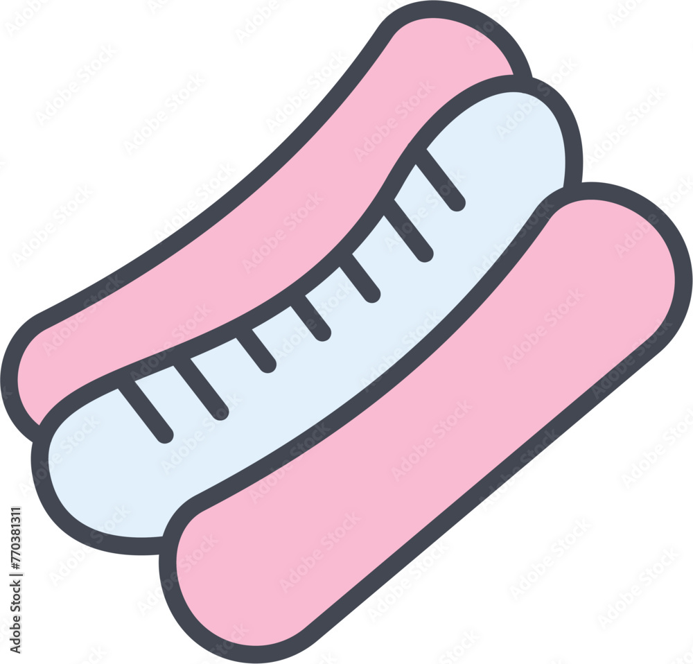 Hot Dog Vector Icon