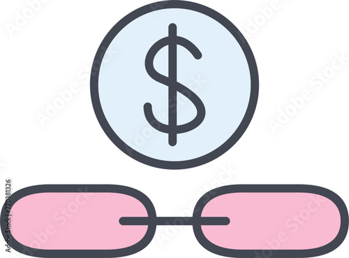 Link Sales Vector Icon