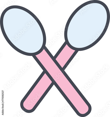 Spoons Vector Icon