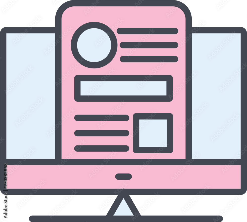 Content Production Vector Icon Content Production Vector Icon