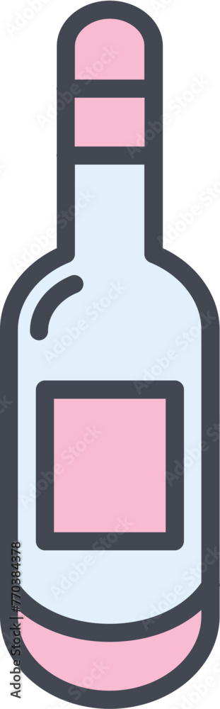 Beer Bottle II Vector Icon Beer Bottle II Vector Icon