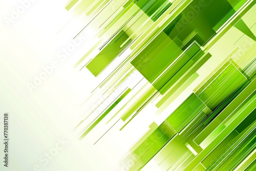 Abstract green straight lines background  futuristic techno design