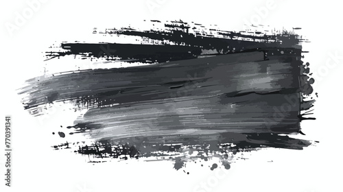 Grey brush stroke and texture. Grunge vector abstract