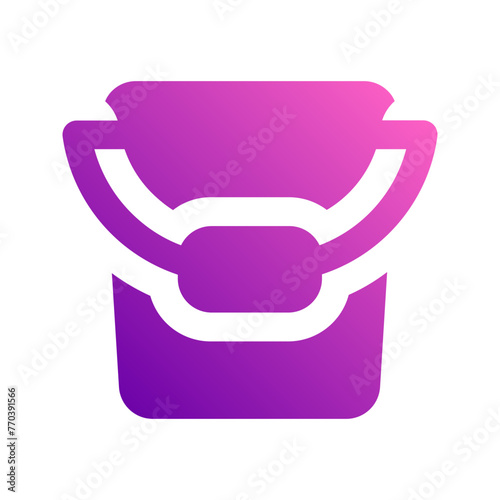 pail gradient icon