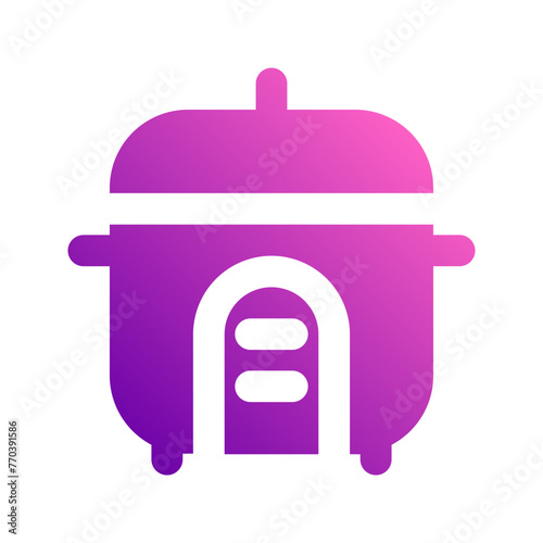 rice cooker gradient icon