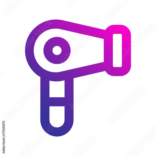 hairdryer gradient icon
