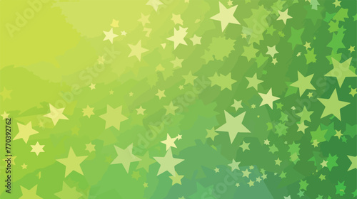 Light Green vector layout with bright stars. Modern g