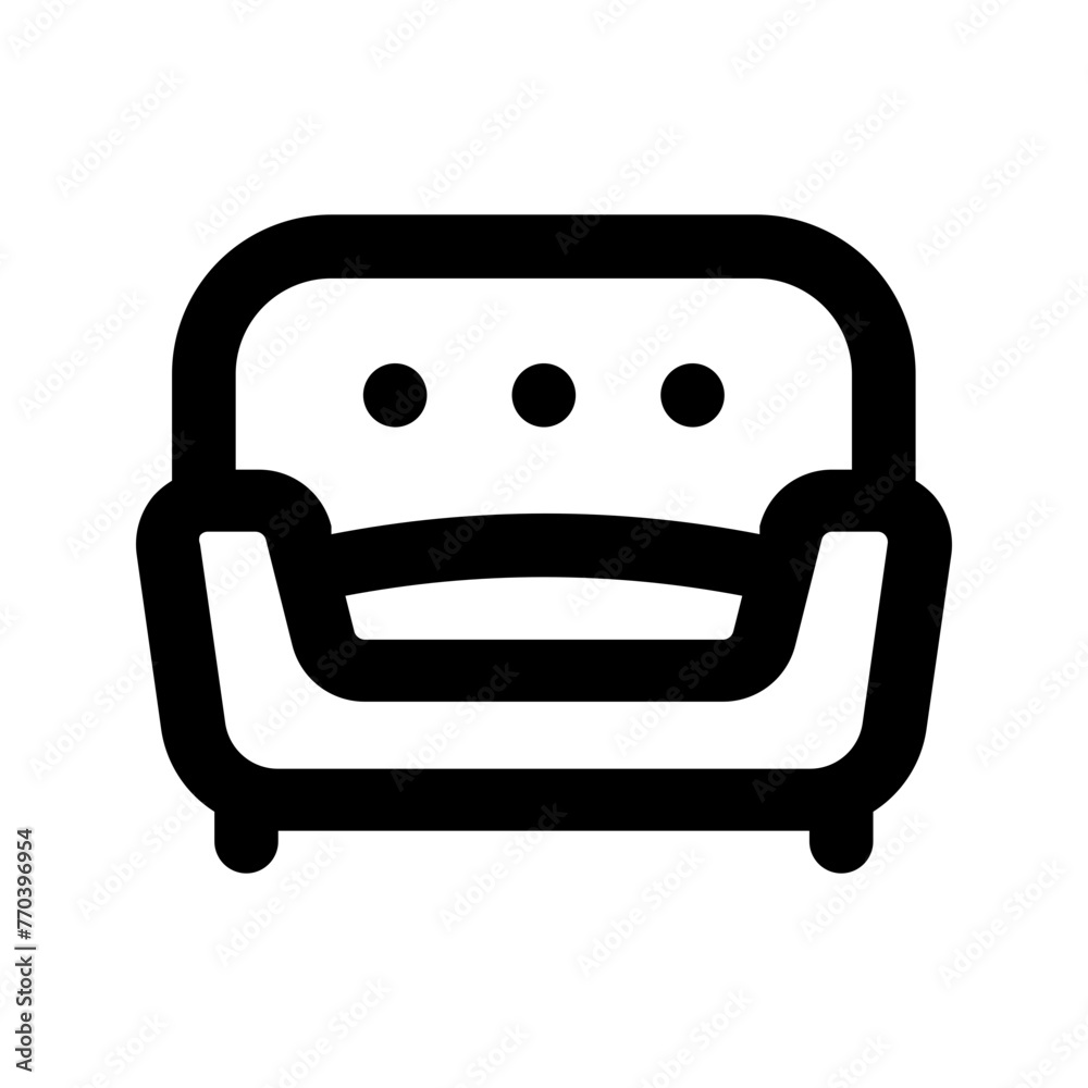 sofa line icon sofa line icon