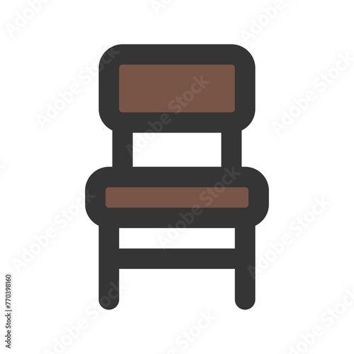 chair line color icon