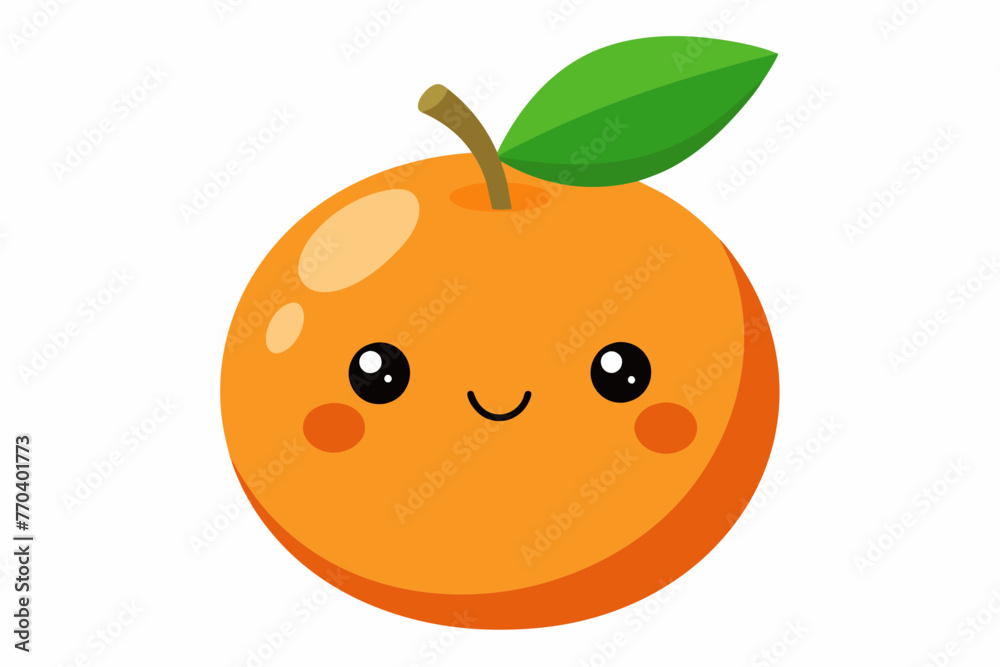 clementine fruit silhouette vector illustration clementine fruit silhouette vector illustration
