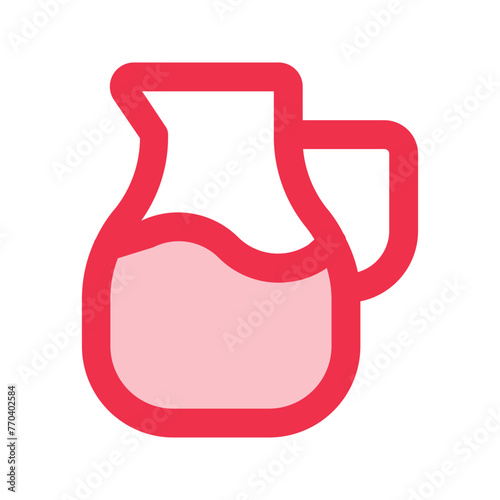 pitcher outline fill icon
