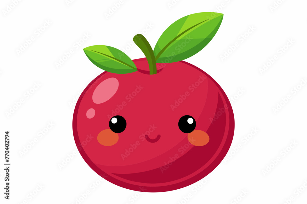 cranberry silhouette vector illustration cranberry silhouette vector illustration