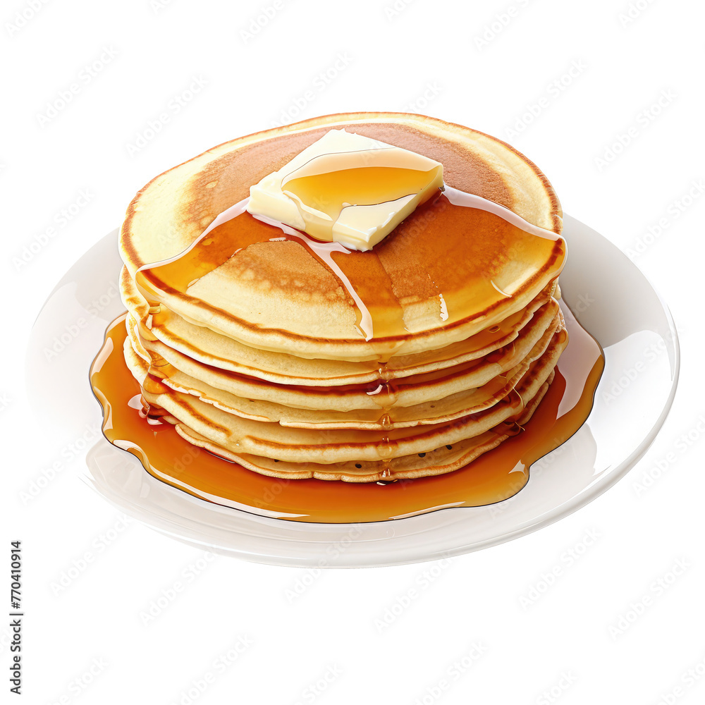 tasty pancakes isolated on white tasty pancakes isolated on white