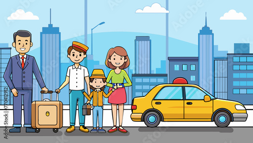airport transfer silhouette vector illustration