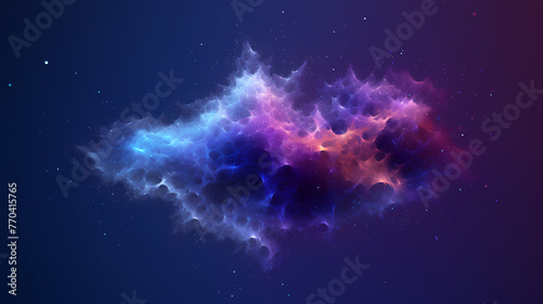 Abstract particle background photo