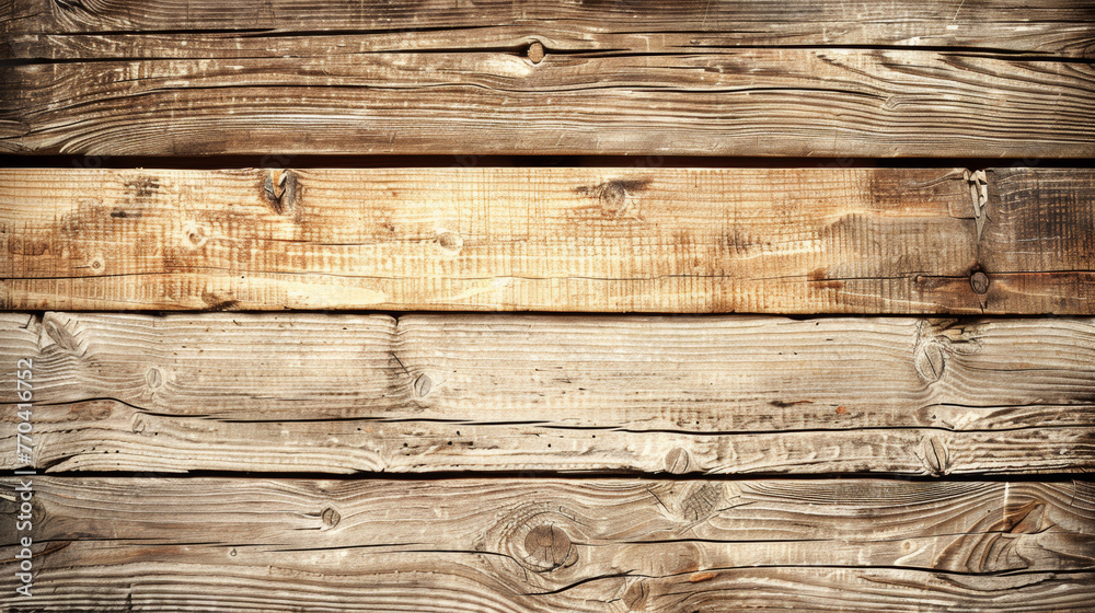 A wooden background with a few holes in it - obrazy, fototapety, plakaty 