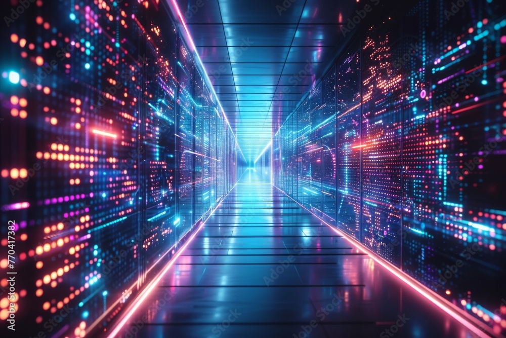 Abstract background data flow on futuristic technology. Abstract background data flow on futuristic technology.
