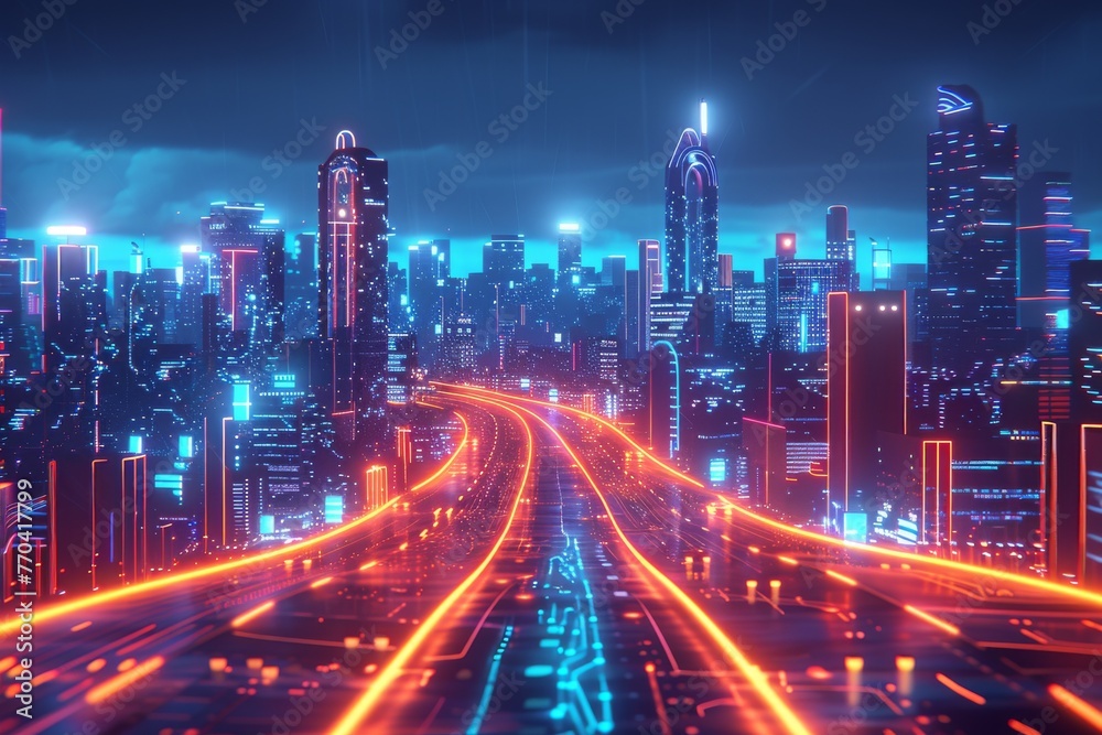 Abstract background data flow on futuristic technology. Abstract background data flow on futuristic technology.
