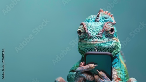 Native advertising chameleon blending seamlessly into content environment © FoxGrafy