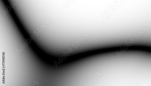 Abstract black blur thin linear abstract curved wavy wide pattern for background, wallpaper, banner, label etc. Overlay png design photo