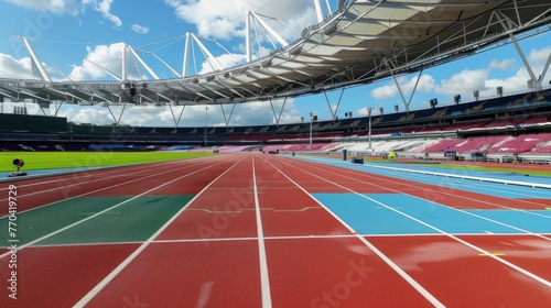 an olympic track 