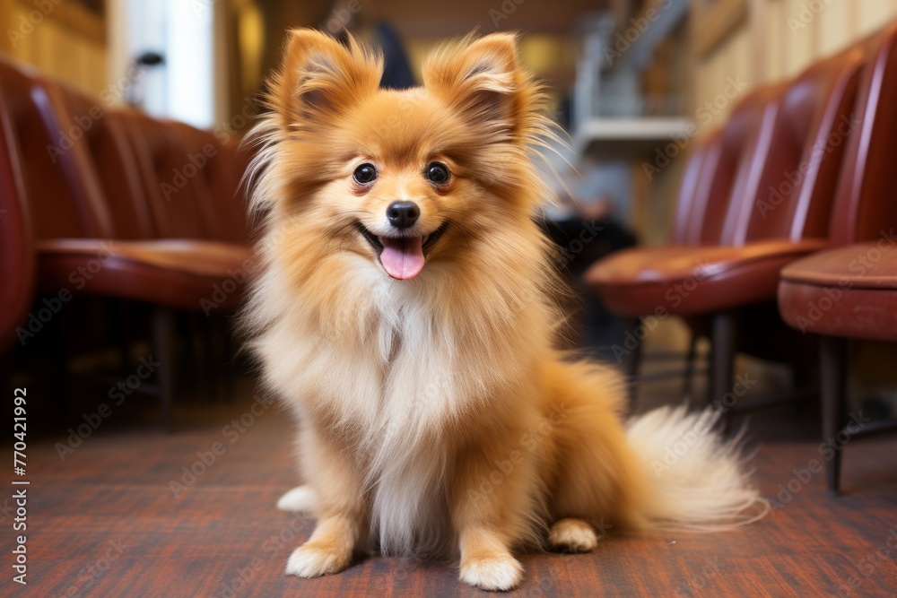 the process of treating a dog in a veterinary clinic. The veterinarian gives an injection to the dog for a speedy recovery the process of treating a dog in a veterinary clinic. The veterinarian gives an injection to the dog for a speedy recovery