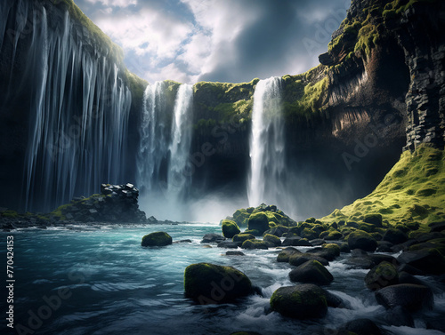 waterfall in the forest
