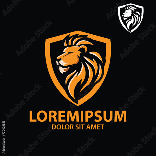head lion logo template