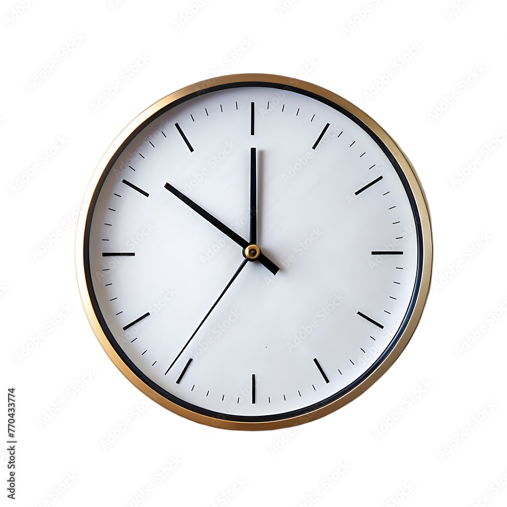 wall clock isolated