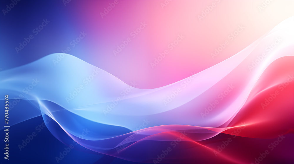 Fototapeta premium Colorful wavy background with paper cut style. background or wallpaper