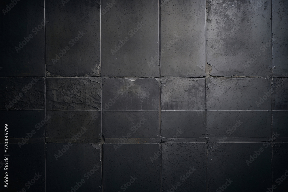 Weathered grey tiles with subtle variations in color, conveying a sense of age and wear on a solid structure Weathered grey tiles with subtle variations in color, conveying a sense of age and wear on a solid structure