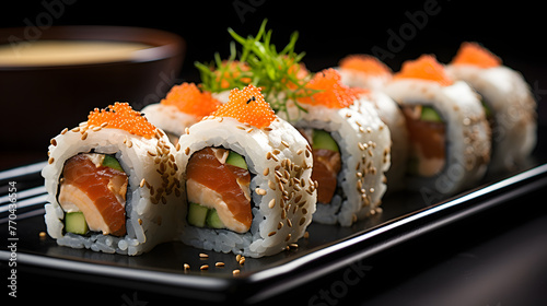 salmon roll from gourmet dee's