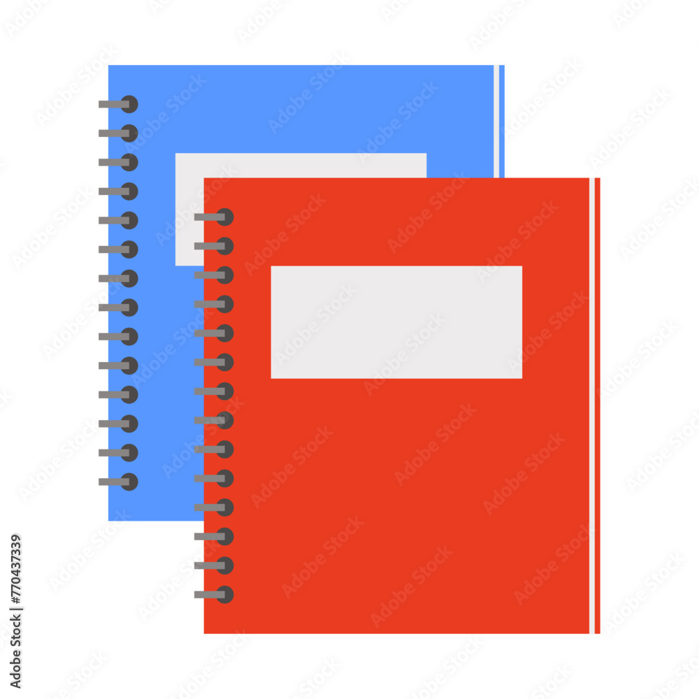 Paper notebooks icons. Diaries. Previous illustration. Paper notebooks icons. Diaries. Previous illustration.