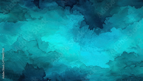 Blue abstract watercolor background for design