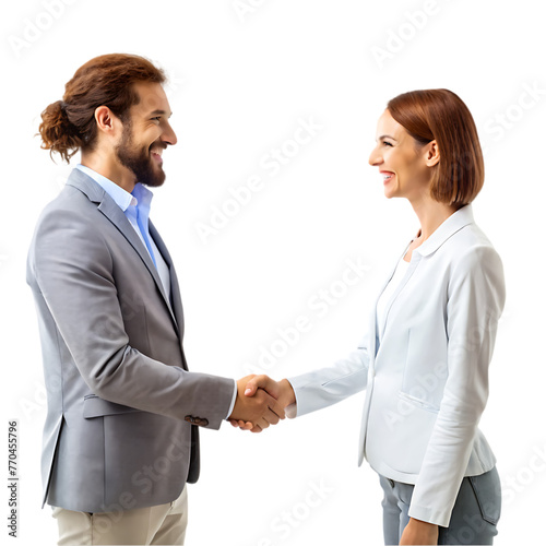 hand shake sign with transparent background